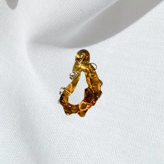 GLASS CHARM ORANGE