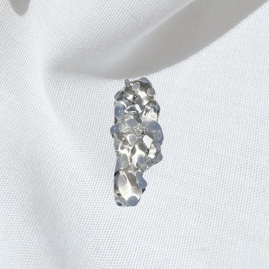 GLASS CHARM BABY BLUE