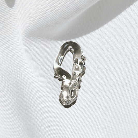 GLASS CHARM TRANSPARENT